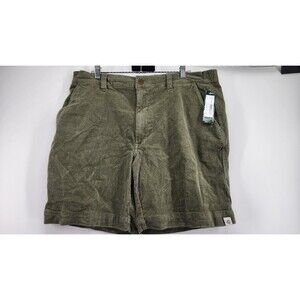 Grayers Men's Green XL 8" Inseam Corduroy Trail Shorts NWT Cotton Blend
